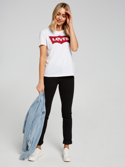 Levis Printed Cotton T-Shirt for Women