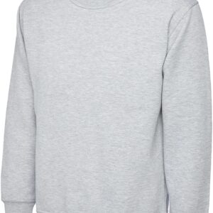 Plain Heather Grey Sweatshirt for Men & Women