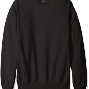 Plain Black Sweatshirt for Men & Women