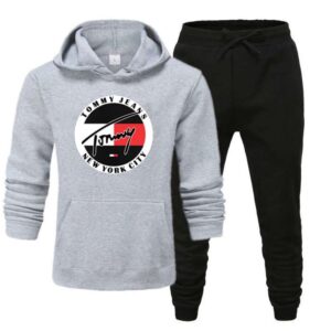 Grey Tommy Jeans Winter Track Suit for Women
