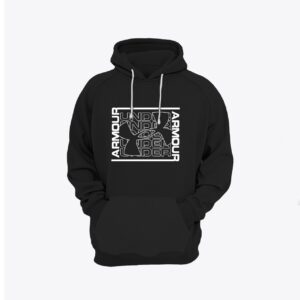 Armour Printed Pullover Kangroo Hoodie