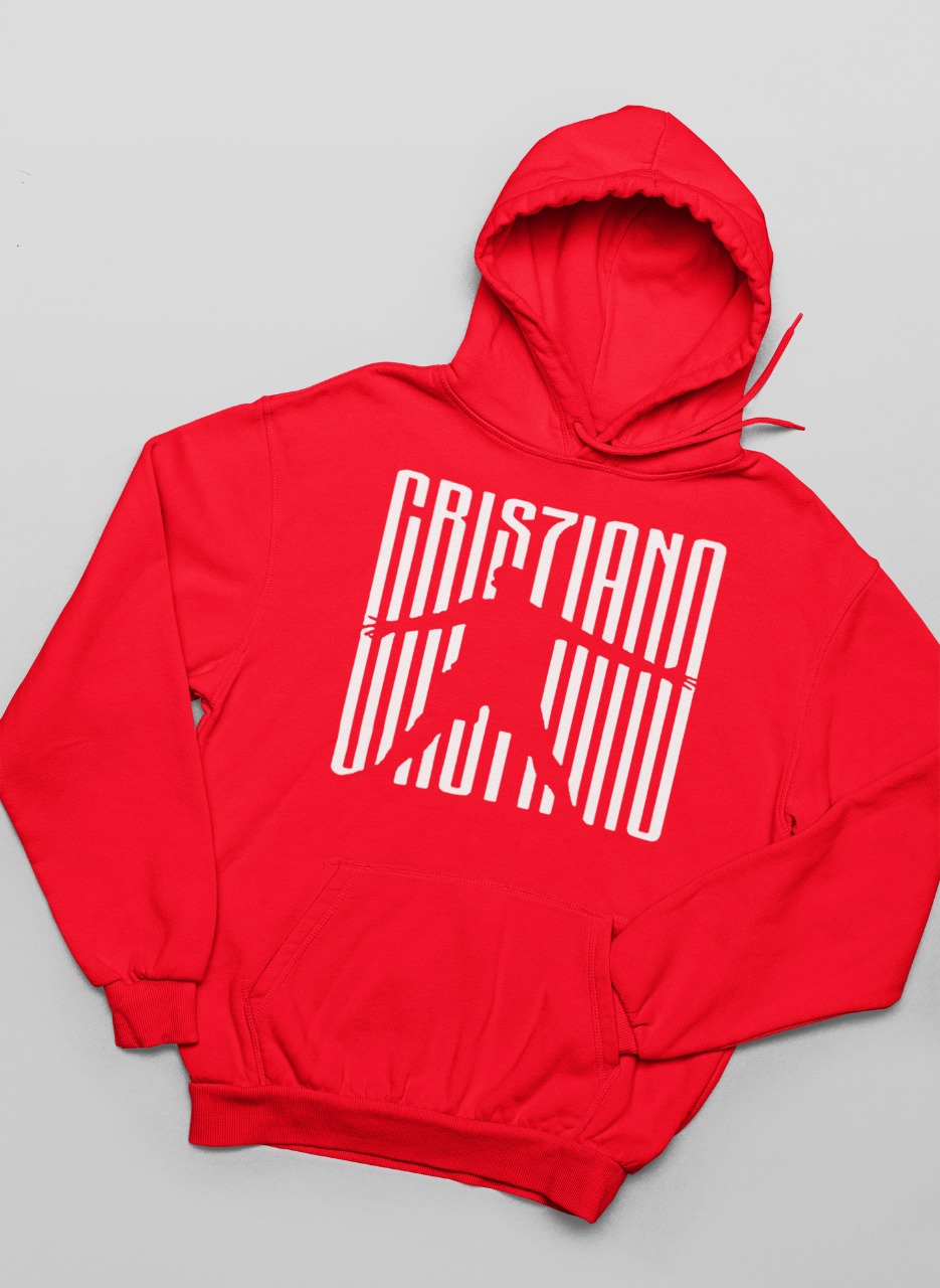 Christiano Ronalo Red Pull OVER Hoodie