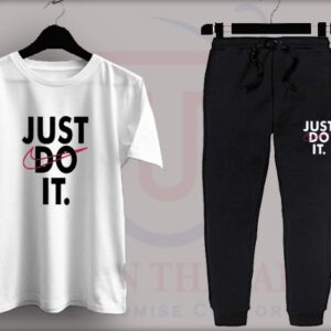 Just Do It Gym tracksuit White