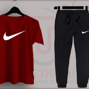 Tick printed gym tracksuit for Men & Women - Maroon