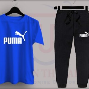 PUMA gym tracksuit royal blue