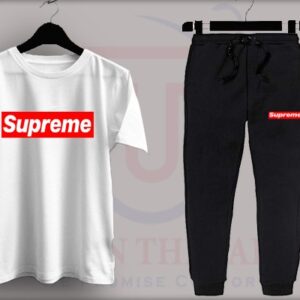 Supreme gym tracksuit in White