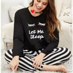 Let me Sleep Full Sleeves Night Suit for Women