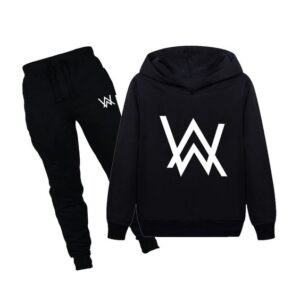 Alan Walker winter tracksuit for Men & women - Black