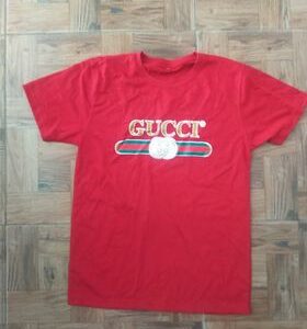 Gucci Printed Red t shirt for Men and Women