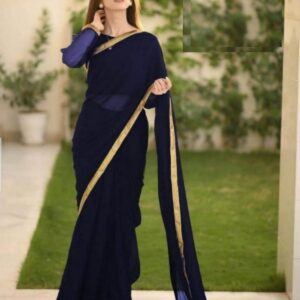 Navy Blue Saree for Women