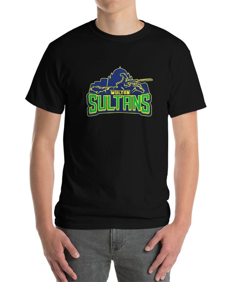 Multan Sultan PSL T-Shirt for Men & Women - Black
