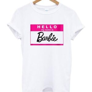 My Name is Barbie t-shirt for kids White