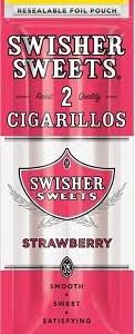 Swisher Sweets Strawberry 2 Cigarillos Cigar