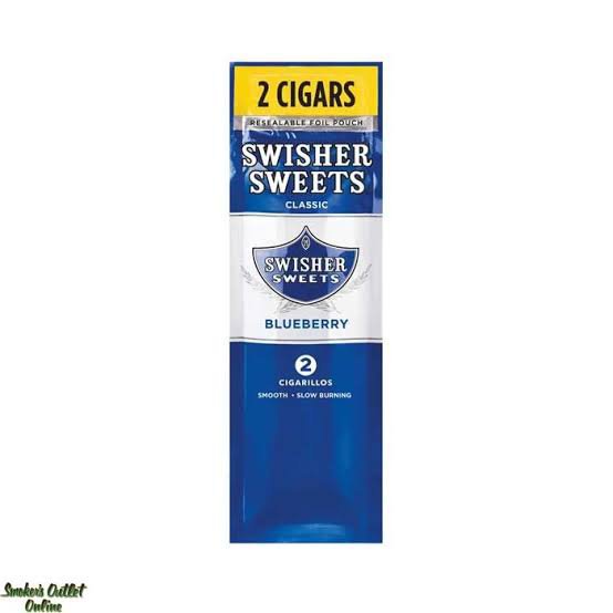 Swisher Sweets Blueberry 2 Cigarillos Cigars - Image 2