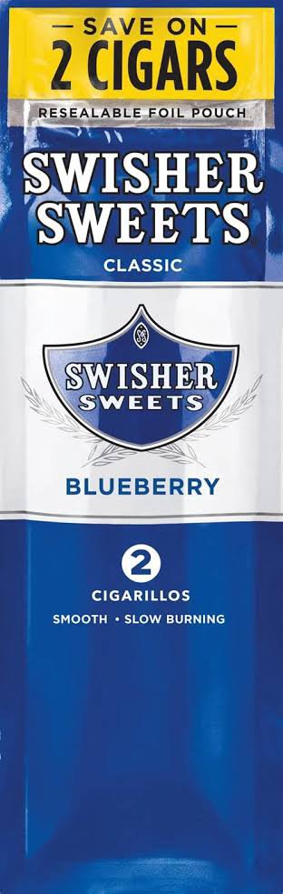 Swisher Sweets Blueberry 2 Cigarillos Cigars