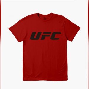 UFC T Shirt for Men Red