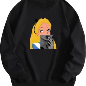 Cute Girl Winter Sweatshirt for Women