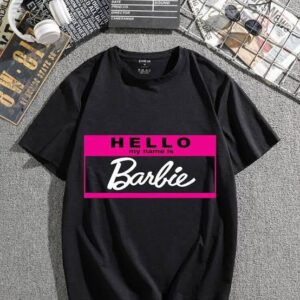 Hello my name is barbie t shirt for Kids - 3-4 Years