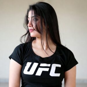 UFC t-shirt for Women Black